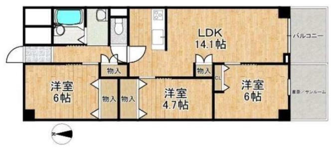 エバーグリーン金岡六号棟